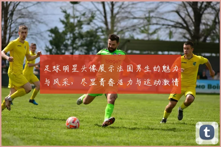足球明星头像展示法国男生的魅力与风采，尽显青春活力与运动激情